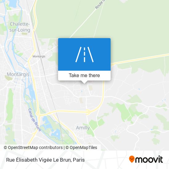 Rue Élisabeth Vigée Le Brun map