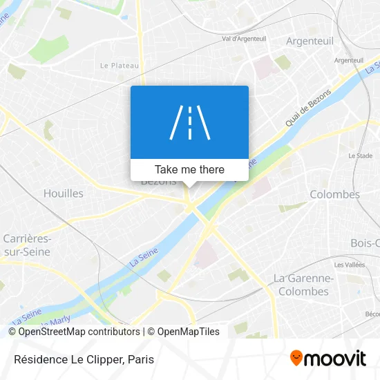 Résidence Le Clipper map