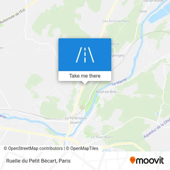Ruelle du Petit Bécart map