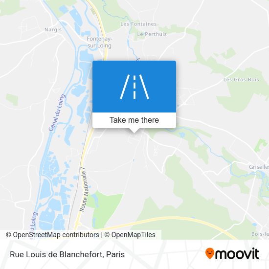 Rue Louis de Blanchefort map