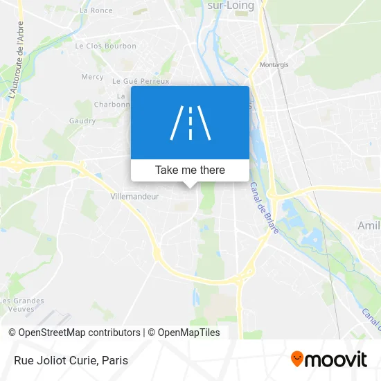 Rue Joliot Curie map