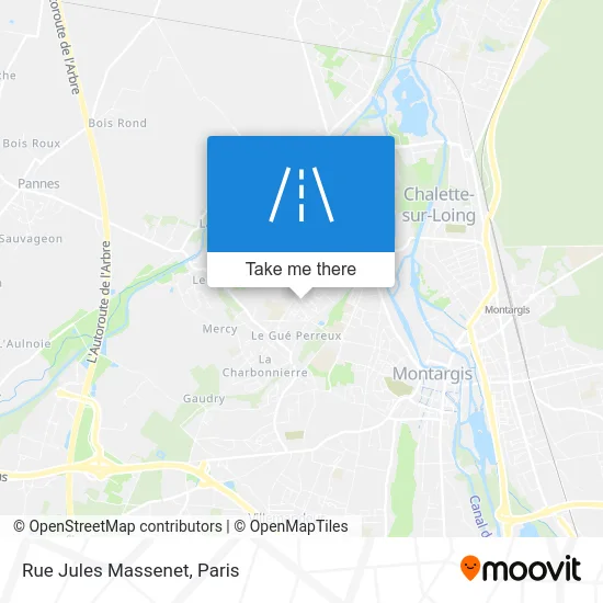 Rue Jules Massenet map