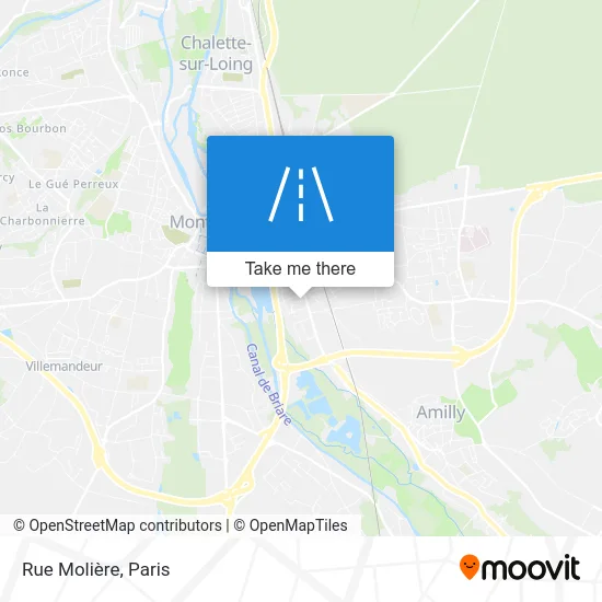 Rue Molière map
