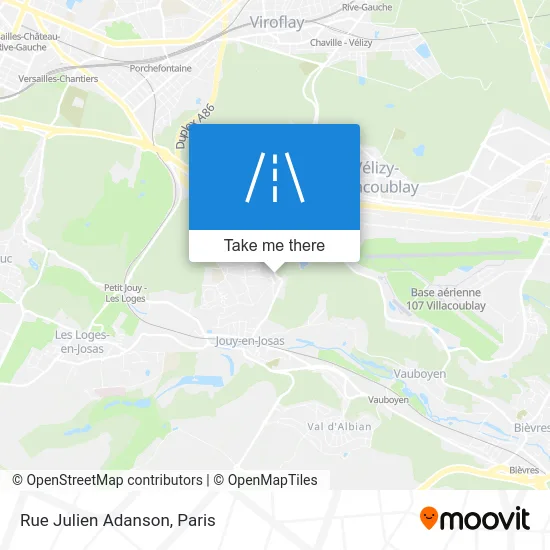 Rue Julien Adanson map