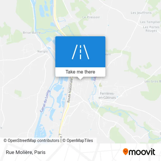Rue Molière map