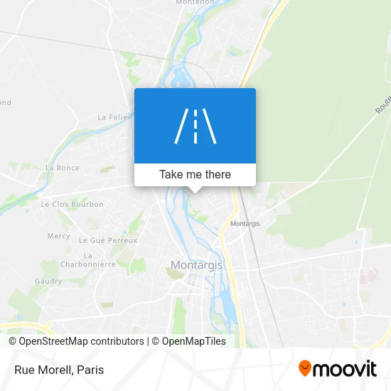 Rue Morell map