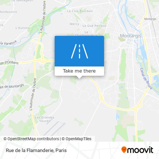 Mapa Rue de la Flamanderie