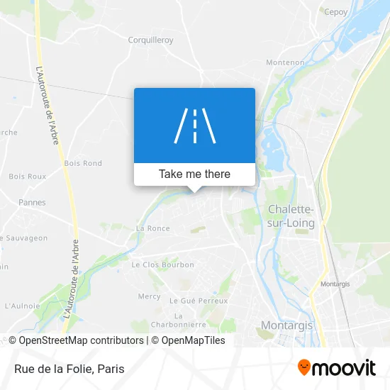 Rue de la Folie map