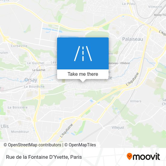 Rue de la Fontaine D’Yvette map