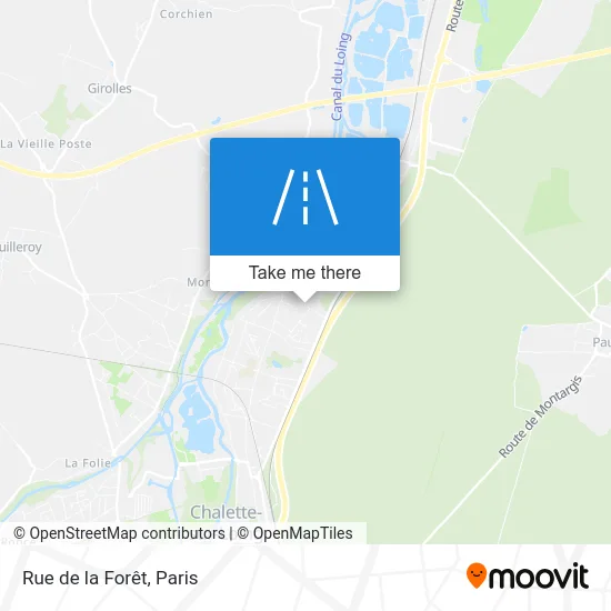 Rue de la Forêt map