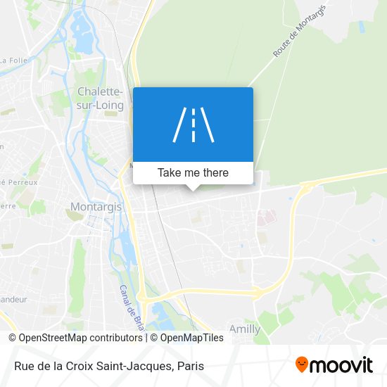 Rue de la Croix Saint-Jacques map