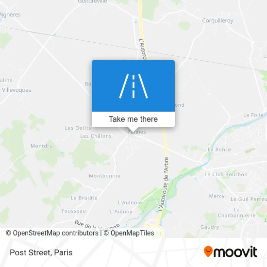 Rue de la Poste map