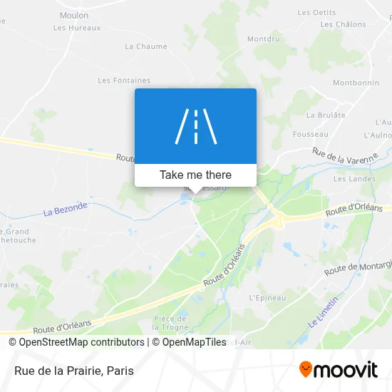 Mapa Rue de la Prairie