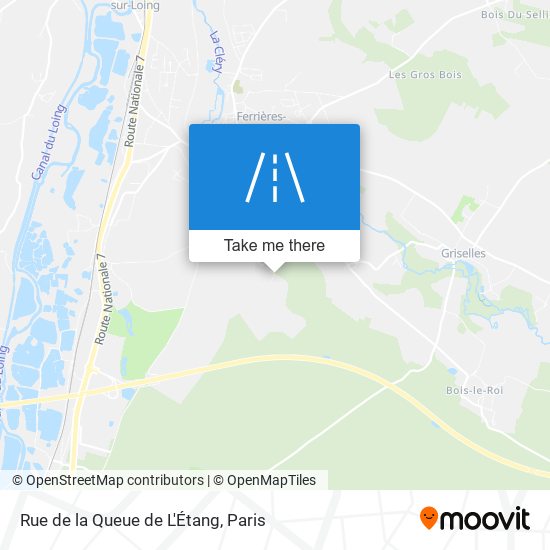 Rue de la Queue de L'Étang map