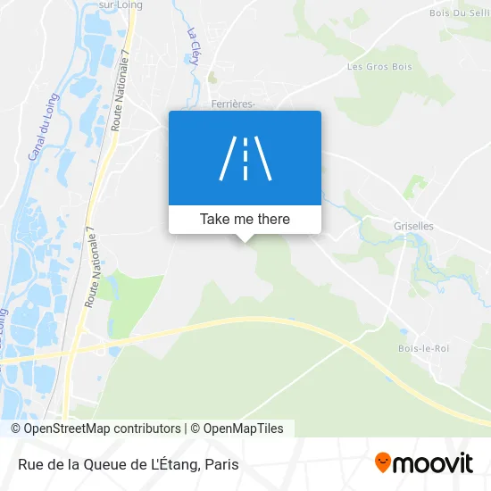 Rue de la Queue de L'Étang map