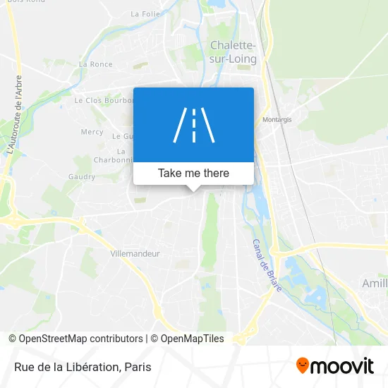 Rue de la Libération map