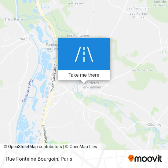 Rue Fonteine Bourgoin map