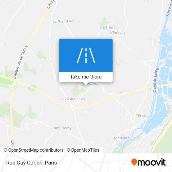Rue Guy Corjon map