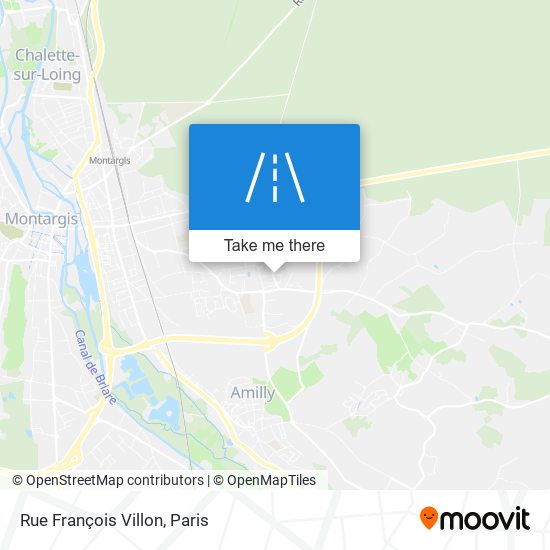 Rue François Villon map