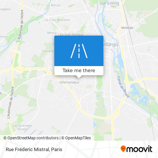 Rue Fréderic Mistral map