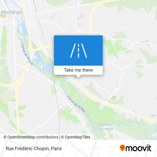 Rue Frédéric Chopin map