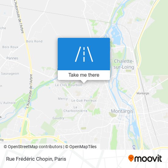 Rue Frédéric Chopin map