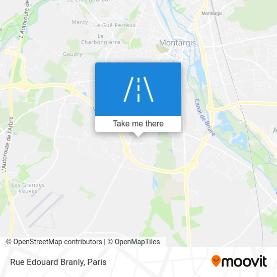 Rue Edouard Branly map