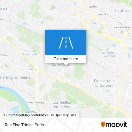 Rue Elsa Triolet map