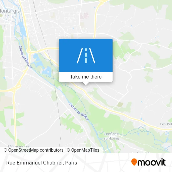 Rue Emmanuel Chabrier map