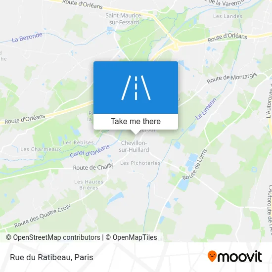 Rue du Ratibeau map