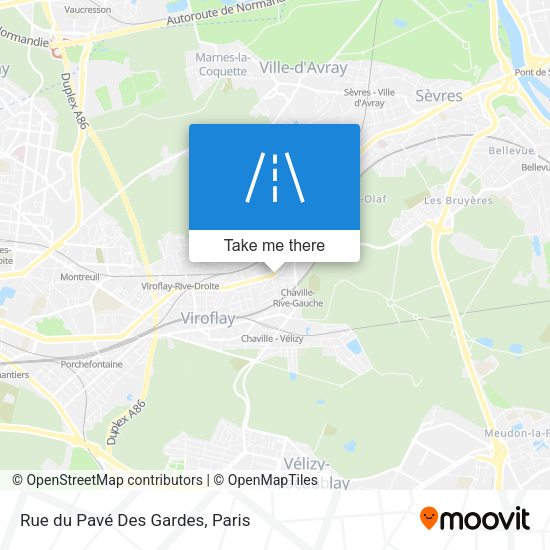 Rue du Pavé Des Gardes map