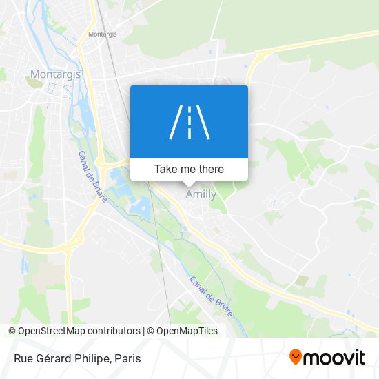 Rue Gérard Philipe map