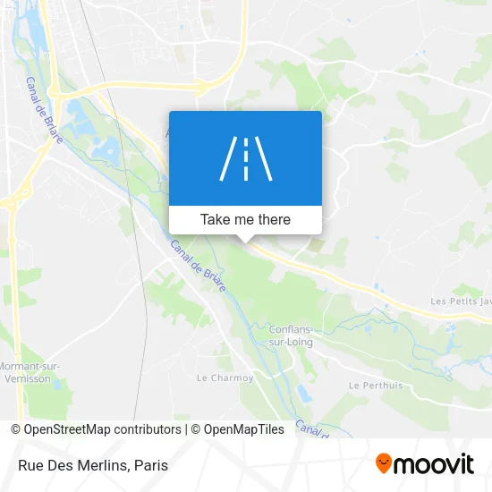 Rue Des Merlins map