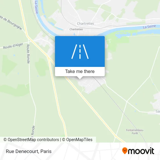 Rue Denecourt map