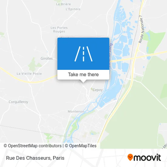 Rue Des Chasseurs map