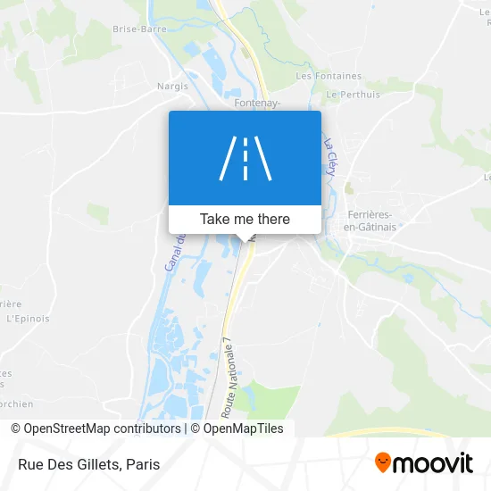 Rue Des Gillets map