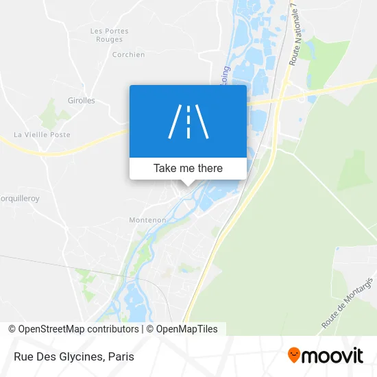 Rue Des Glycines map