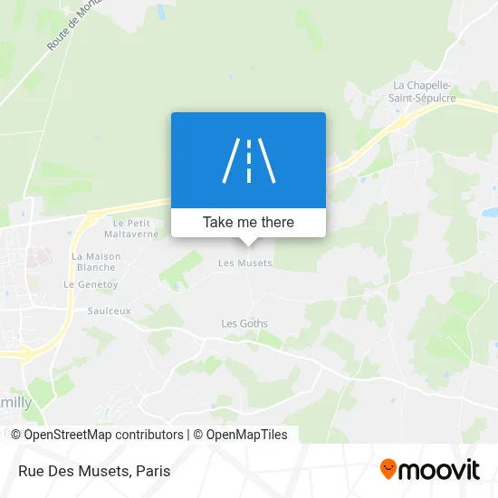 Rue Des Musets map