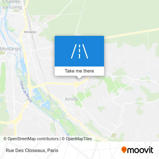 Rue Des Closeaux map
