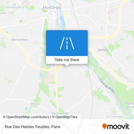 Rue Des Hautes Feuilles map