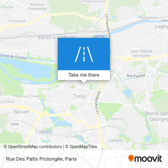Rue Des Patis Prolongée map