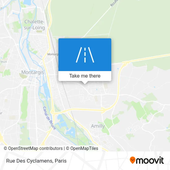 Rue Des Cyclamens map