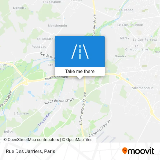 Rue Des Jarriers map