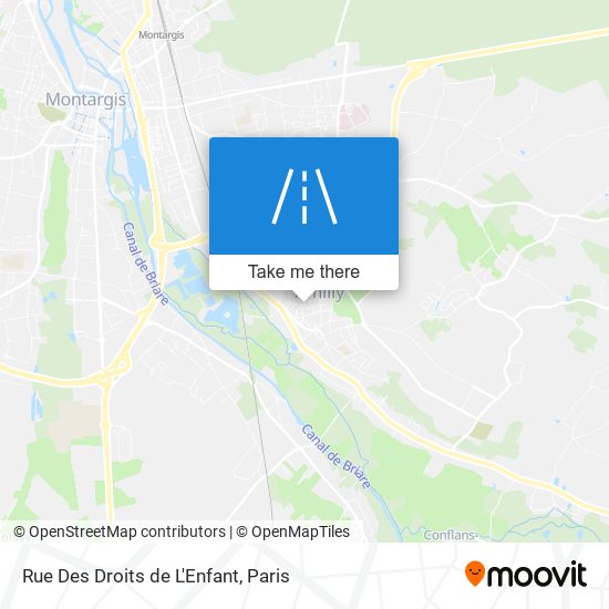 Rue Des Droits de L'Enfant map