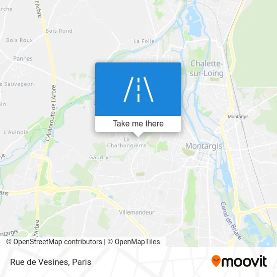 Rue de Vesines map