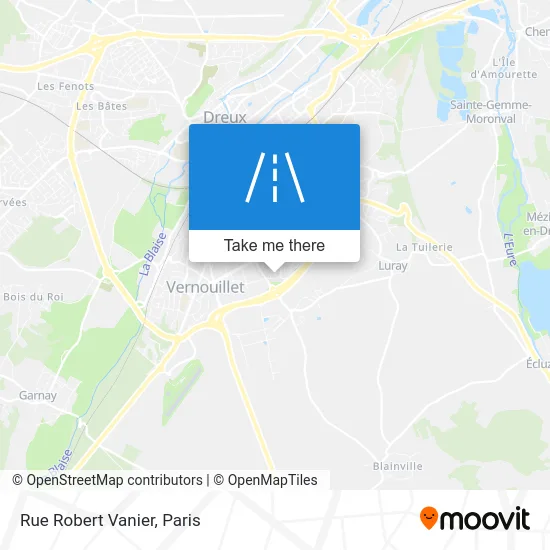 Rue Robert Vanier map