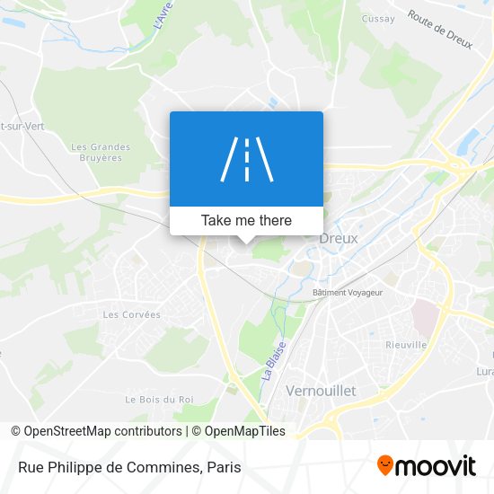 Rue Philippe de Commines map