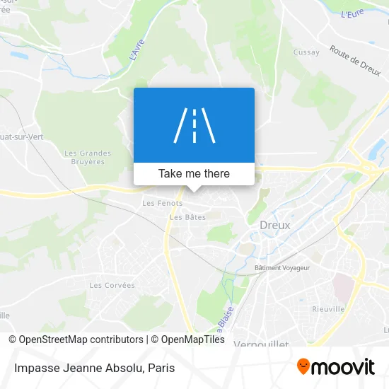Impasse Jeanne Absolu map