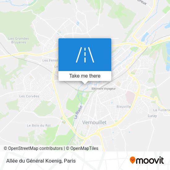 Allée du Général Koenig map