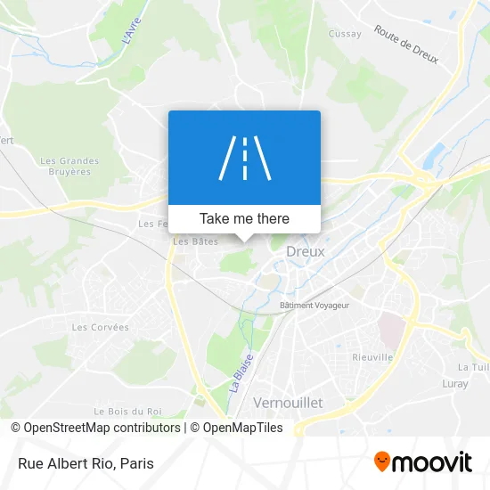 Rue Albert Rio map